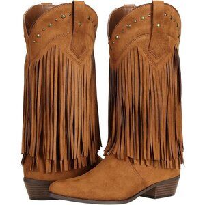 SheSole Women's Cowboy Boots, Fringe Western Style, Fashionable & Comfortable